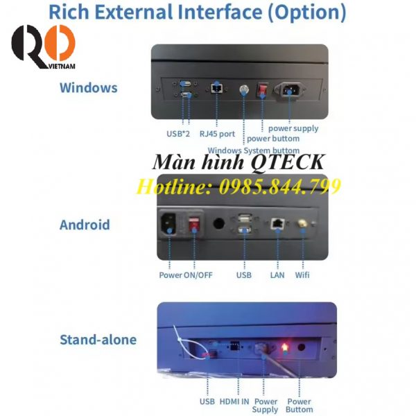 Cổng kết nối màn hình QTECK